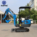 Rippa Farm Digger EPA Kubota Engine Crawler Digger 1 Ton Excavator Mini Excavator for Sale