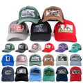 Wholesale Custom Applique Patches 3D Embroidery Mesh 5 Panel Fitted Back Velvet Baseball Cap Sports Caps Trucker Hat