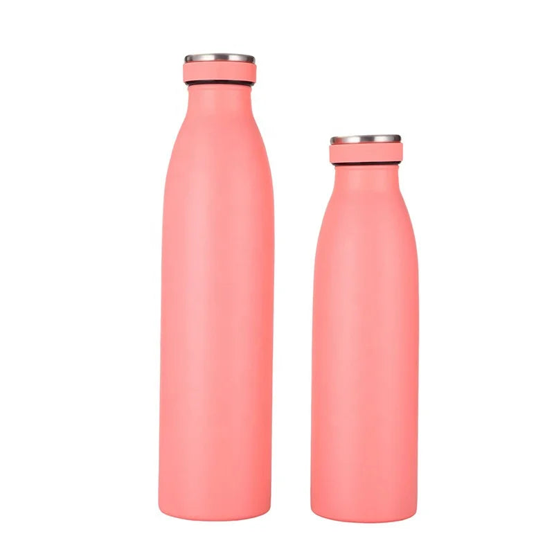 10oz/12oz/17oz Stainless Steel Sport Clear Water Bottle for Kids Vacuum Double Wall Milk Metal Bottles