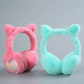 Soft Plush Winter Warm Earmuffs  8 Colors Cute Cat Headband Winter Earmuff Ear Warmer