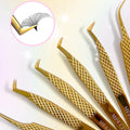 Best Fiber Tips Professional Diamond Tweezer Plastic Silver Tweezers Custom logo Stainless Steel Tweezers