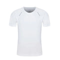 RNSHANGER Custom Logo Short Sleeve Blank Tshirt Casual Polyester Breathable Sport Short Sleeve Top Summer Men's Basic T-shirts
