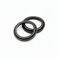 Centauro Pair of Fork Dust Seal Covers Compatible with Husqvarna CR 125 09-13 for NOK