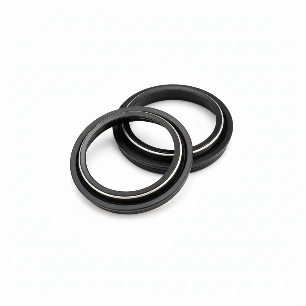 Centauro Pair of Fork Dust Seal Covers Compatible with Husqvarna CR 125 09-13 for NOK