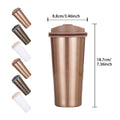 15oz Stainless Steel Double Wall Coffee Mug Insulated Vacuum Tumbler for Coffee Portable Coffee Cup Metal Drinking Mug