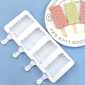 Cheap New Design Saffron Heart Popsicle Mold 2 Sizes Silicone Ice Cream Popsicle Mold Cake Tools