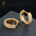 Gra Certificate Women Men Moissanite Diamond Fashion Luxury Jewelry 925 Sterling Silver Vvs Moissanite Hoop Earrings