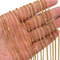 18K Gold Plated Stainless Steel 5cm Extend Link Chains Necklaces DIY Jewelry Making Fashion Chokers Accessories