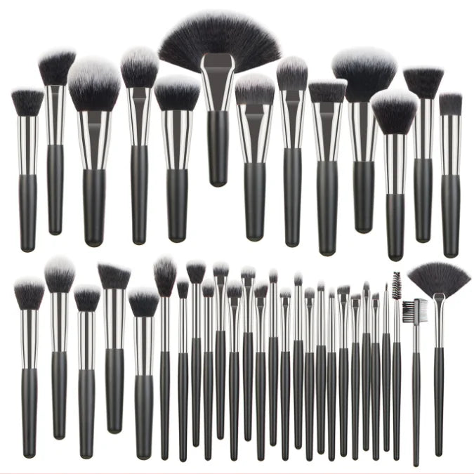 High Quality Low Moq Custom Private Label Luxury Brand Professional Black Customize Makeup Brush