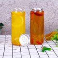 PET 500 ML POP Can Cold Brew Coffee Plastic Bottles Juice Bottles Ring Pull Cans
