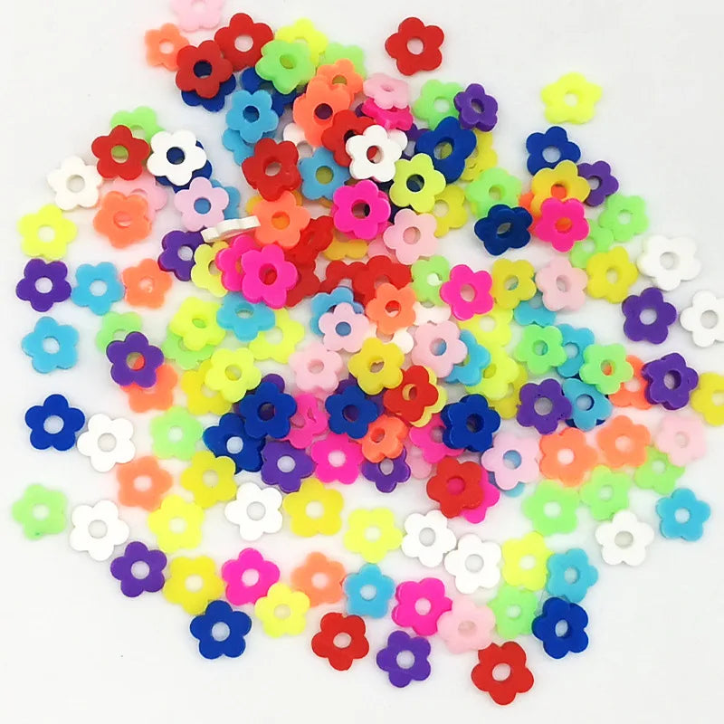 Plum Blossom Flower Polymer DIY Slime Filler Nail Art Clay Sprinkles Craft Making Beads Ceramic Clay & Porcelain Beads