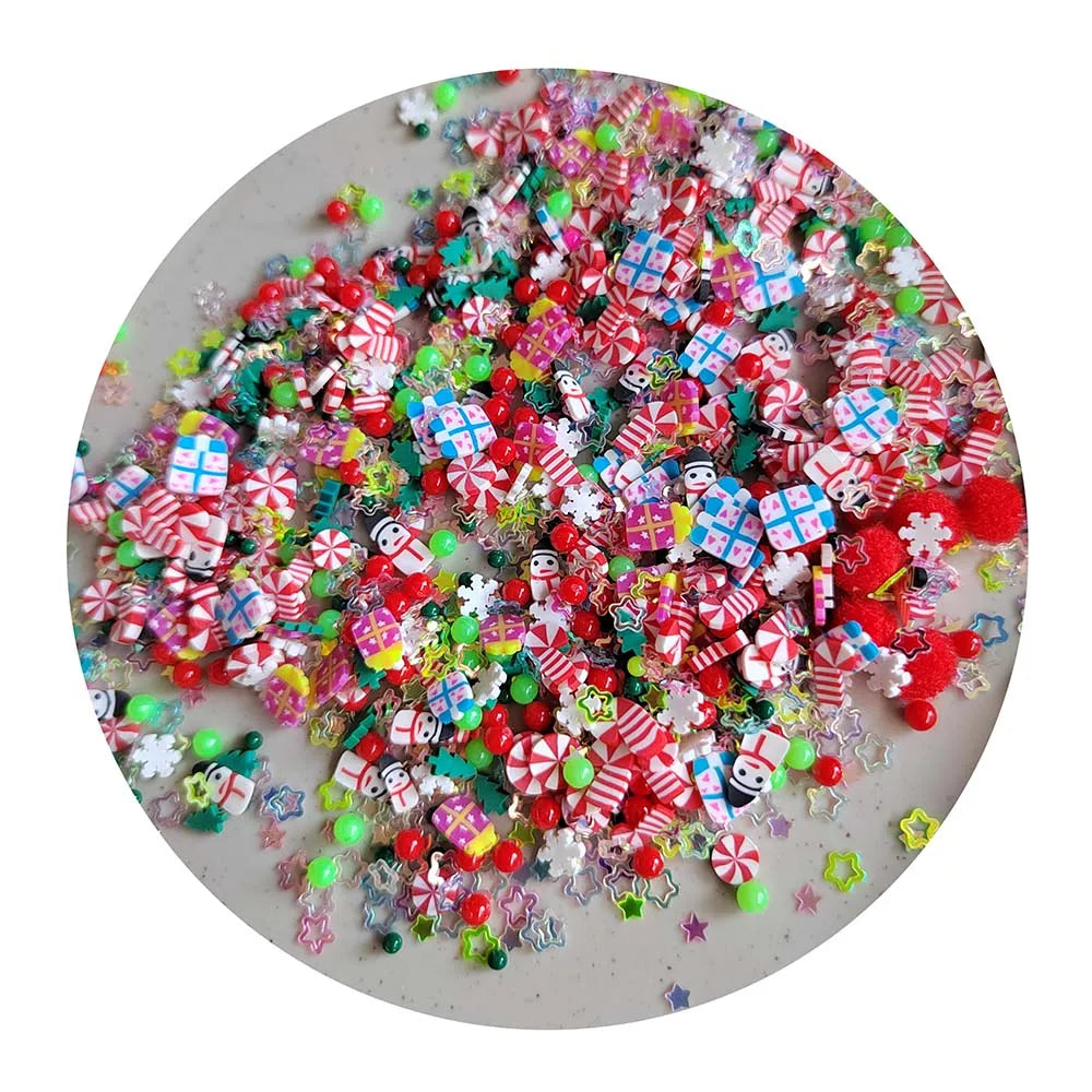 1kg Handmade Mini Soft Clay Pieces Cartoon Design Slime Fillers DIY Crafts Custom Jewelry Anime Decor