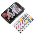 New Arrival 28 Piece Double Six Color Domino Tiles Set Classic Numbers Domino for Table Game