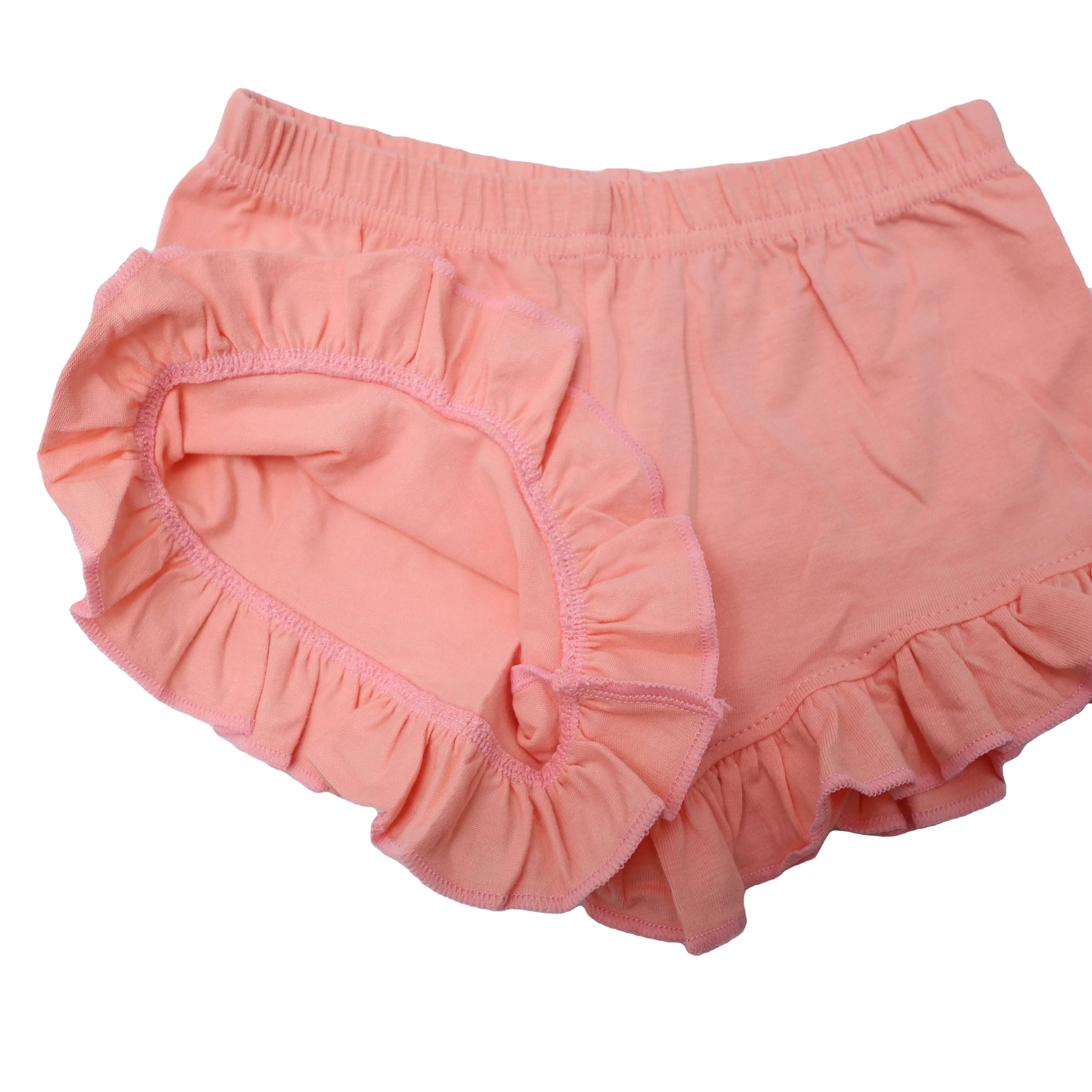Qingli Customizable Girls Shorts Breathable Soft Elastic Waist Solid & Multi-Colour Casual Clothing for Babies Kids ODM Factory