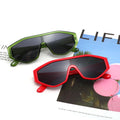 2021 Trending 90s Womens Shades Men Fashion Oversized Shades Woman Sunglasses