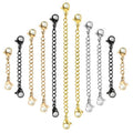 Wholesale Necklace Extenders Silver Bracelet Extender Chain Extenders for Necklace Bracelet and Jewelry Making