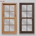 Modern Design Aluminium Double Hung Window Sliding Open Style for Australian Standards Aluminium Windows and Doors