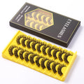25mm Mink Eyelash Fluffy 3d Mink Lashes Wholesale Wispy Lash Clusters Fluffy False Eyelashes Natural Faux Mink Strip 3d