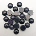 natural gemstone Stone Loose 12mm Round Blue Sand Stone Spiritual Cabochons Crafts