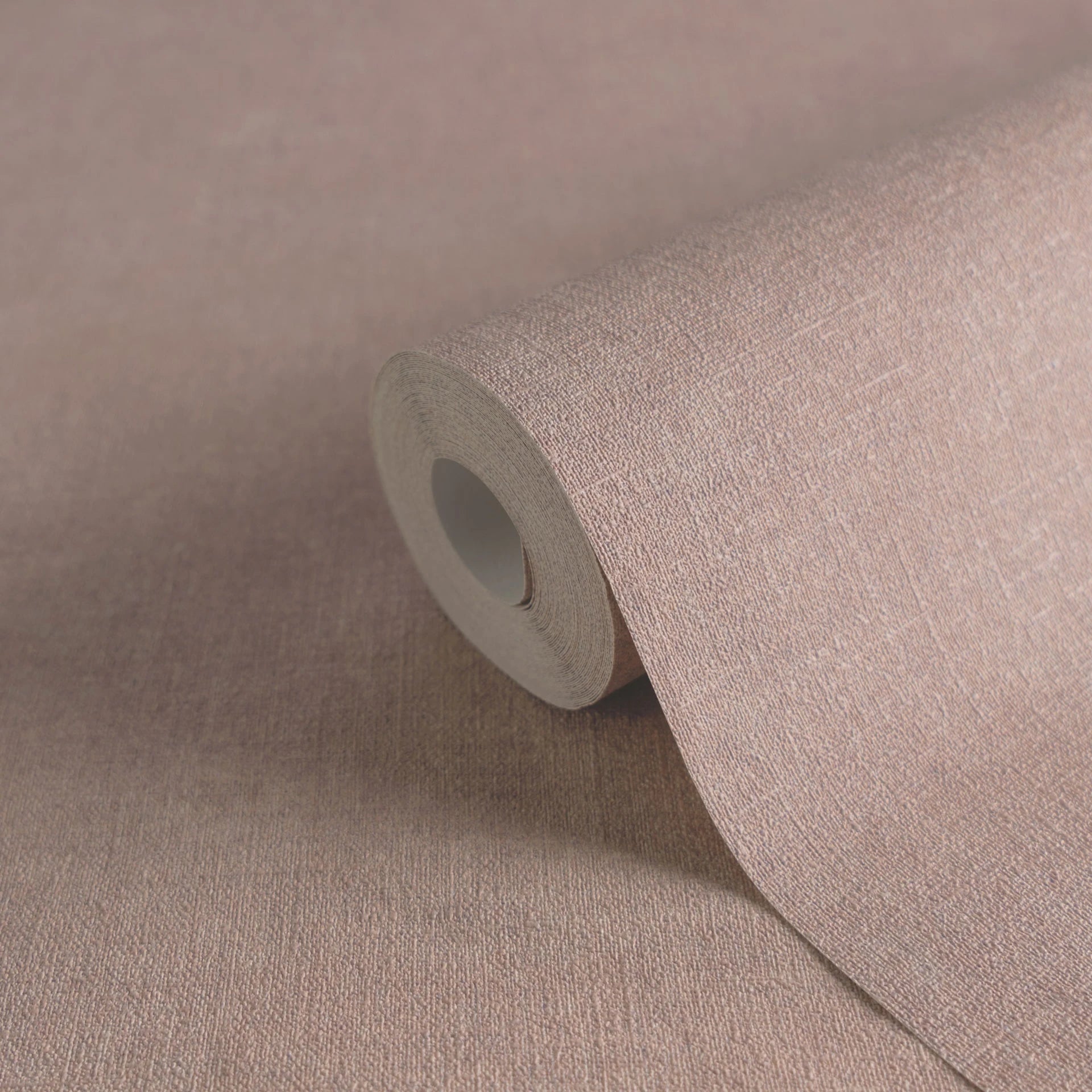 Made in Germany - Solid Wallpaper rolls Pink - Non Woven Vinyl - Modern Wallpaper Textile Structure Home Decor - 1005 x 053 m