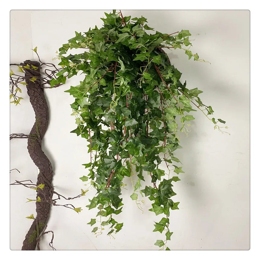 S0263 High Quality Ceiling Decoration Ivy Leaves Plants Large Artificial Hanging Plants bunch Artificial Greenery Hanging Plants