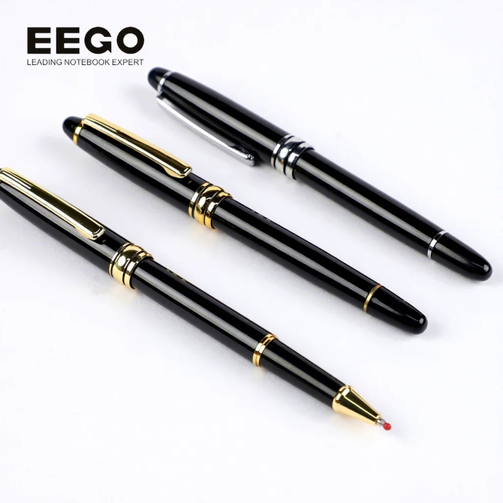 Hot Selling Promotional New Design Custom Logo Laser Engraved Smooth Luxury Metal Ballpoint Pens With Box