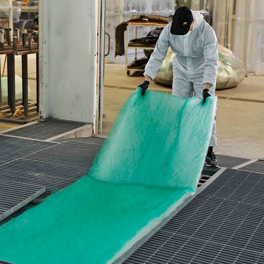 High Efficiency Fiberglass Filter Roll  Spray Booth Floor Filter Media Flame Retardant Automotive Paint Booth air Floor Filter