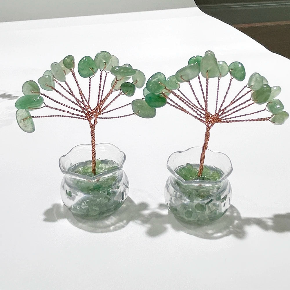 Wholesale Natural Rose Quartz Jade Crystal Tree Elegant Crafted Crystal Crafts