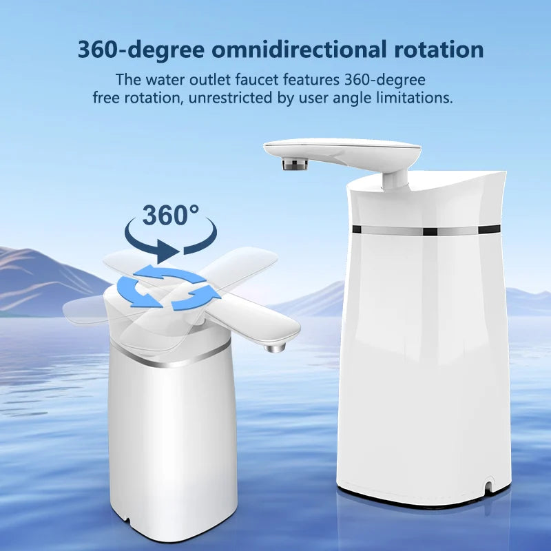 Wosfer Countertop Small Portable Home Water Filter Purifier ABS Kitchen Faucet-Mounted Mineral Supplement 3L/min Flow Household