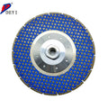 180MM Stone Grinding Smooth Disc Diamond Electroplated Double Side Triangle Shape Saw Blade  for Marble and Granite Cut Grinding