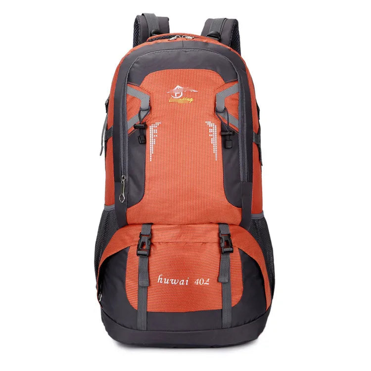 Double Pocket 45 Liter Cordura Hiking Camping Travel Backpack for Men extra Large