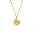 Hot Selling Jewelry Stainless Steel Sun Shape Pendant Necklace