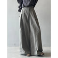 Boutique Wholesale 2026 Autumn New Fashionable and Casual High Waisted Straight Leg Women's Pants
