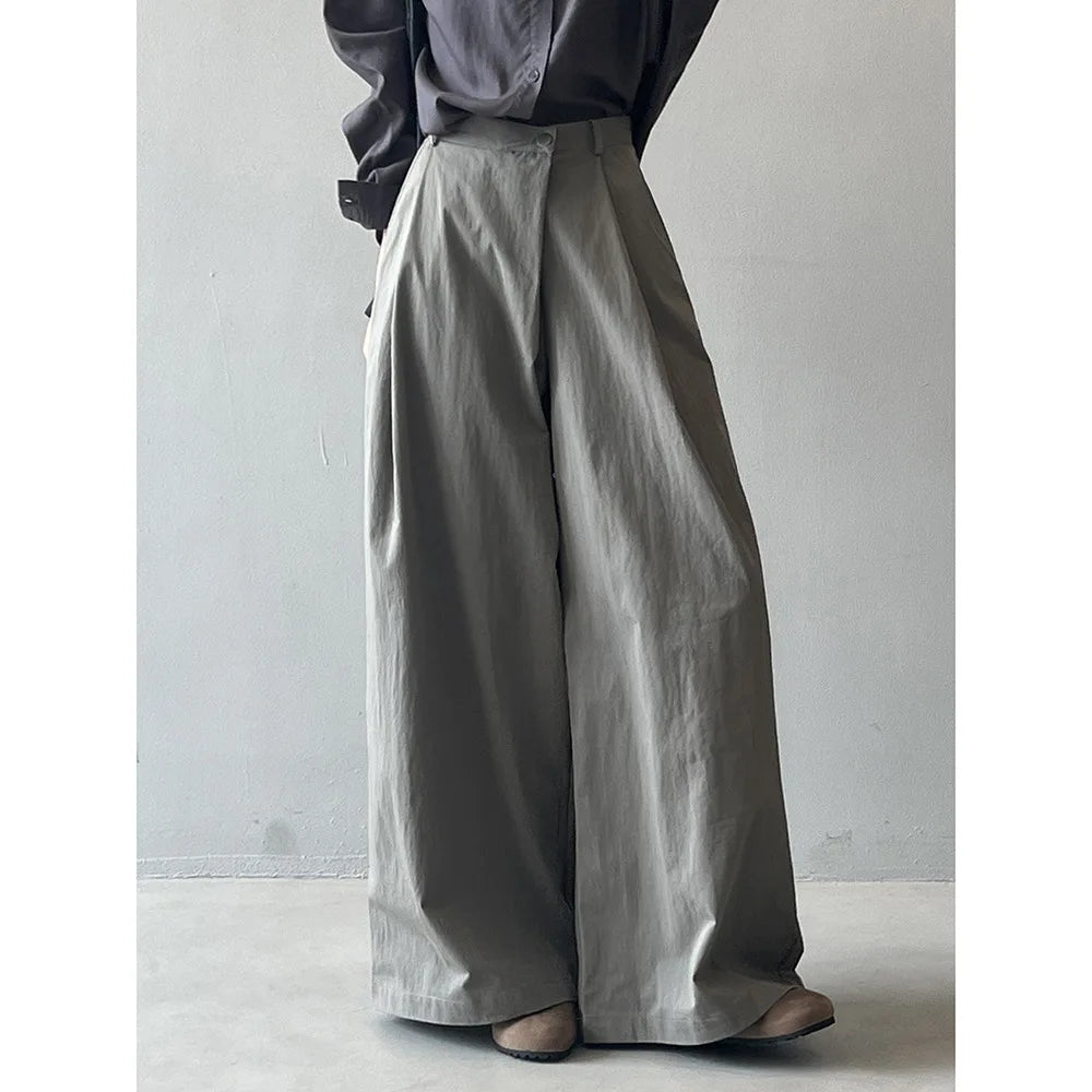 Boutique Wholesale 2026 Autumn New Fashionable and Casual High Waisted Straight Leg Women's Pants