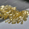 Small Rectangular Natural Yellow Sapphire Loose 1.1x1.8-3x5mm A-3A Grade Gemstone for Bulk Order & Custom Design
