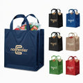 China Factory Custom-Printed Logo Recycled PP Non-Woven Shopping Tote Bag Large Size Reusable Grocery Bag Cartoon Competitive
