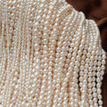 Wholesale Natural Pearls 3A 4A Grade Rice Shaped Loose Pearl Strands 2-10mm for High-end Jewelry Making