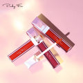 Pinkyfocus Matte Velvet Lip Makeup Thin and Light Color Rendering Liquid Lipstick Waterproof Long Lasting Lip Gloss Cosmetics