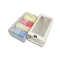 Custom Drawer-type Transparent Window Paper Box Sock Underwear White Cardboard Packaging Box