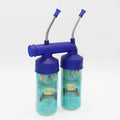 New Drinking Bar Party Tool Double Can Beer ChuggerStandard Snorkel for Two Cans