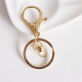 Key Ring Popular Classic Custom Colors Plated Lobster Clasp Key Hook Chain Jewelry Making for Keychain