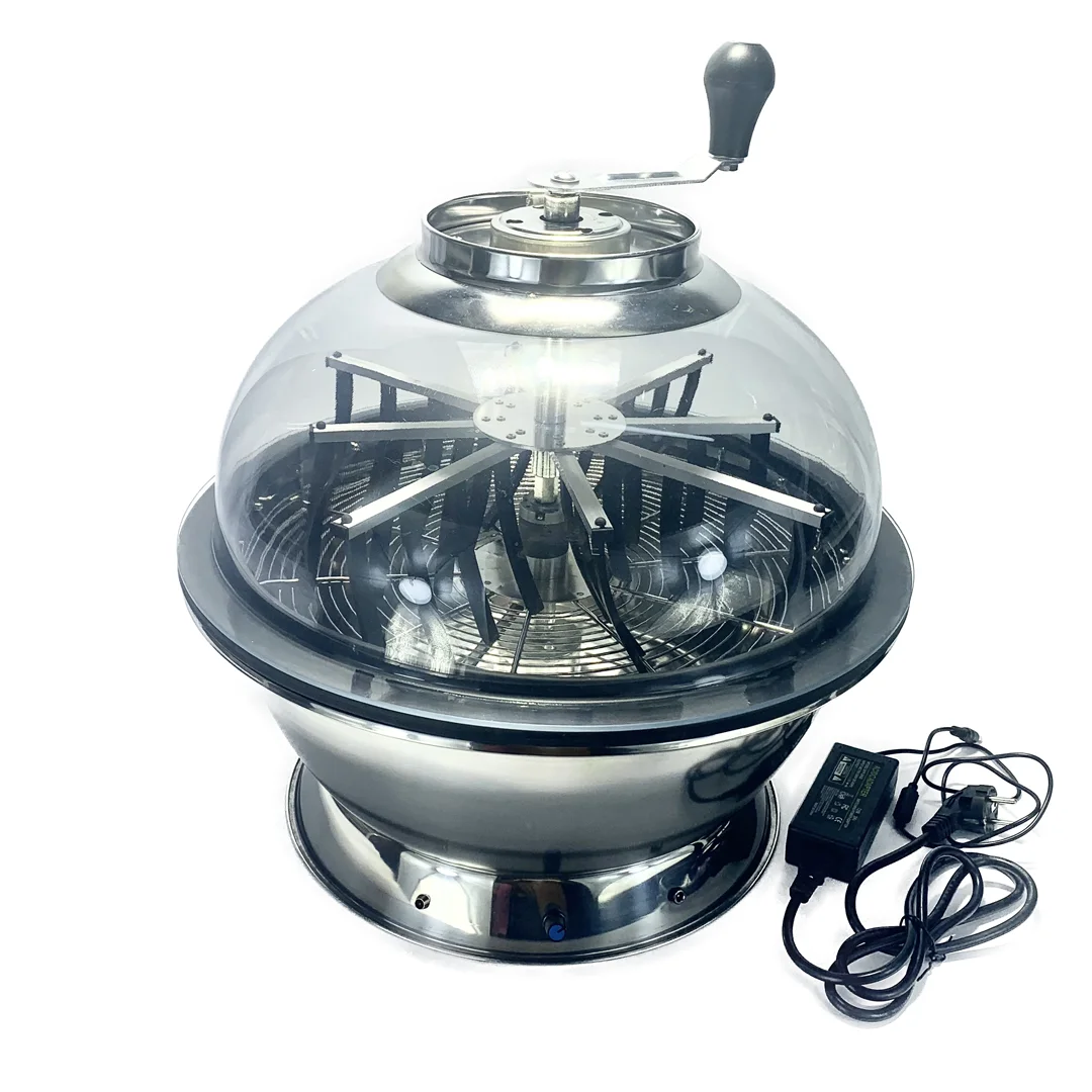 16'' 19'' 24'' Dry Wet Manual Control Electric Indoor Hydroponic Trimmer Reaper Cutter Plastic Tumble Bowl Leaf Flower Bud Trim