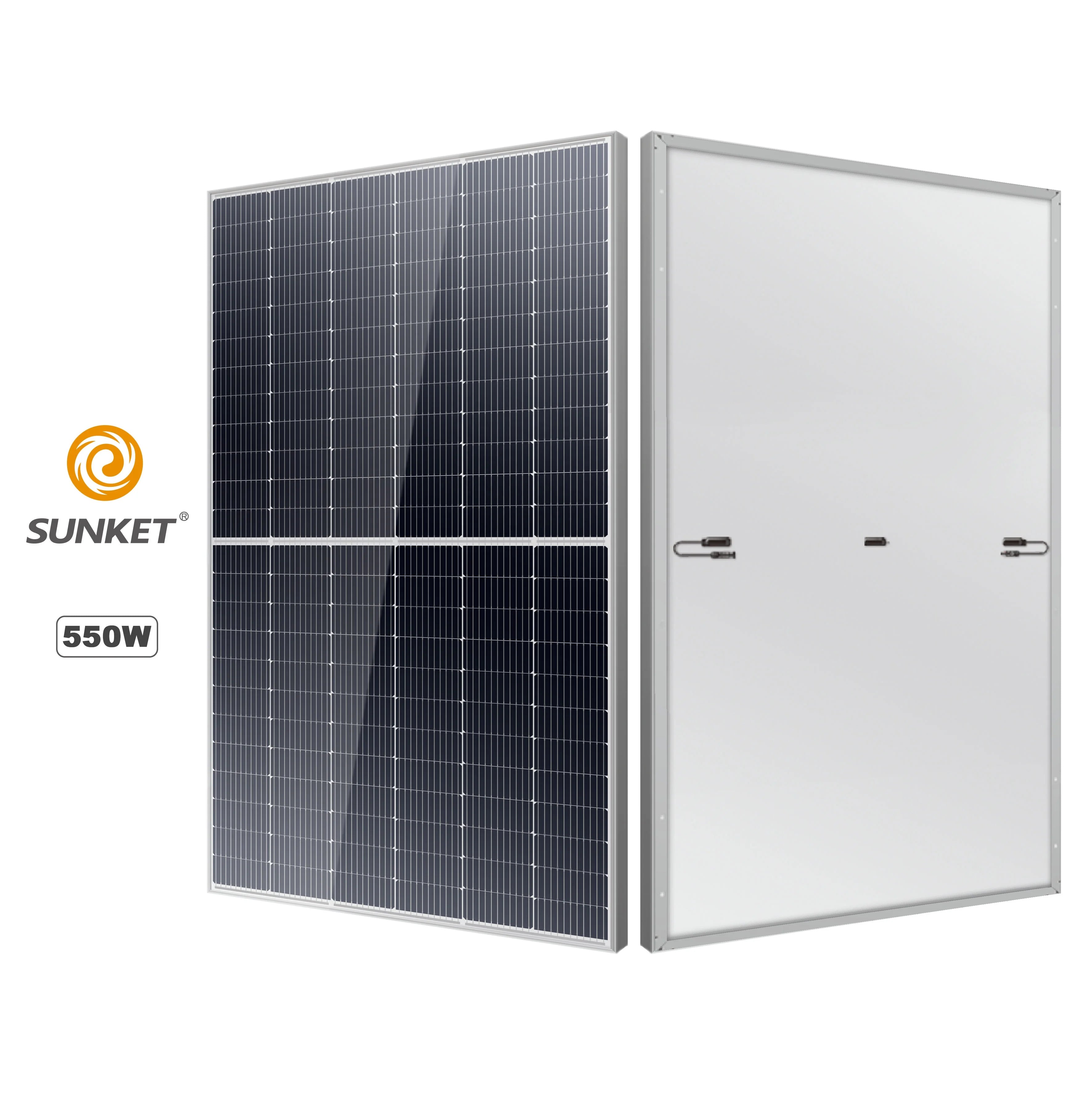 Monocrystalline Panneaux Solaire PV Module 550w Mono Solar Panel 48V 500w Photovoltaic for Sale Solar PV Panel Poland Eu Stock