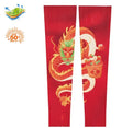Unisex Custom Seamless Sports Compression Arm Sleeves Long for Spandex UV Protection Quick Dry Cool Sun Ice Silk Print