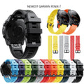 Newest Quickfit Silicone Sport Watch Band Garmin Fenix 7/5X/3/3HR/5X Plus Smart Wrist Strap for Wrist Watches