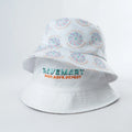 New Hot Sale 100% Cotton Bucket Hats With Stitch Logo All Over Print Custom