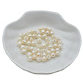 6mm Large Hole Freshwater Pearl Near Round Loose Pearls for Jewelry Accessories Necklace Making