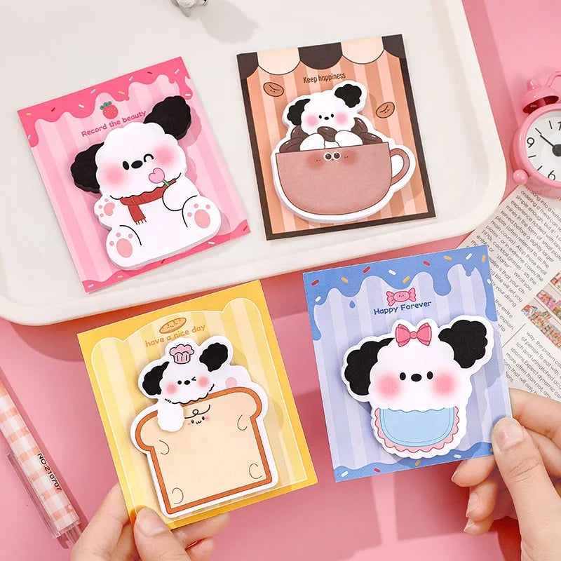 Promotional Creative Shape School Kids Kawaii Cute Cartoon Dog Sticky Notes