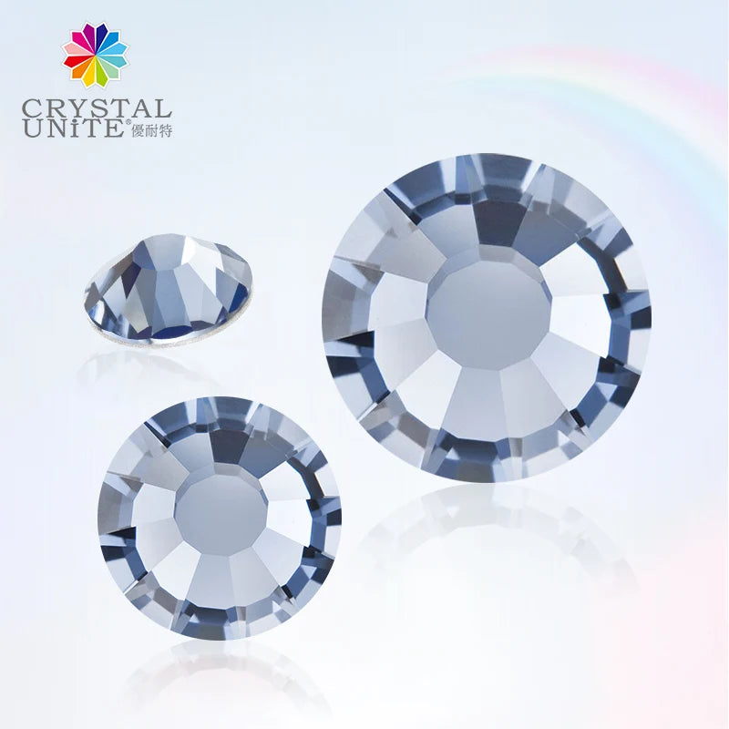 Premium Flatback Rhinestones | Blue Series Non-Hot Fix Crystals for Nail Art DIY Crafts & Beauty Decor