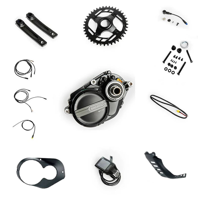 Victory Bafang New Type Bafang M510 36v/43v/48v 250W Mid Drive Motor Electric Bike Conversion Kit for E05/E10/E14 Frame